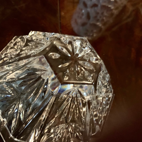 24% Lead Crystal 5.5" Bowl by WMf of Germany with 6 sides,Votive Holder - Picture 9 of 9